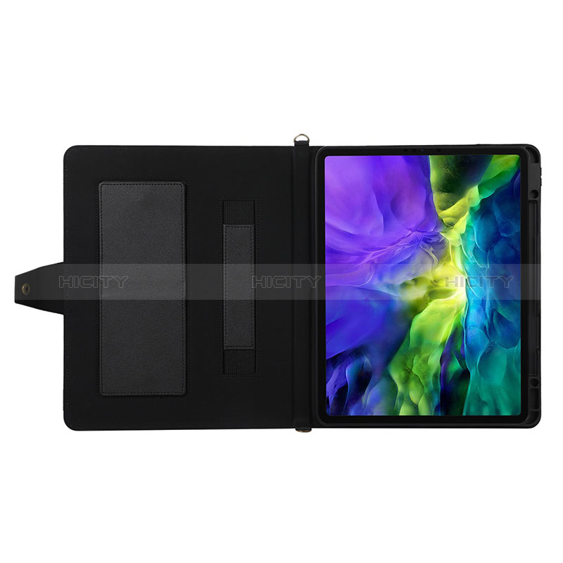 Coque Portefeuille Livre Cuir Etui Clapet AD1 pour Apple iPad Pro 12.9 (2021) Plus