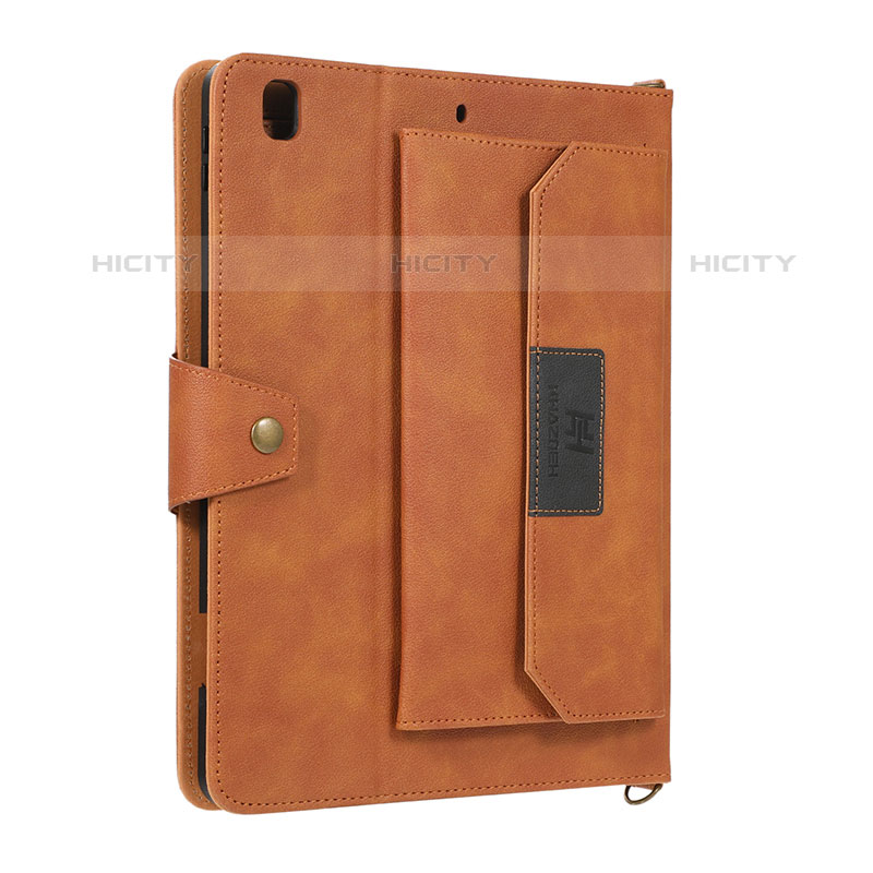 Coque Portefeuille Livre Cuir Etui Clapet AD1 pour Apple iPad Pro 9.7 Marron Plus