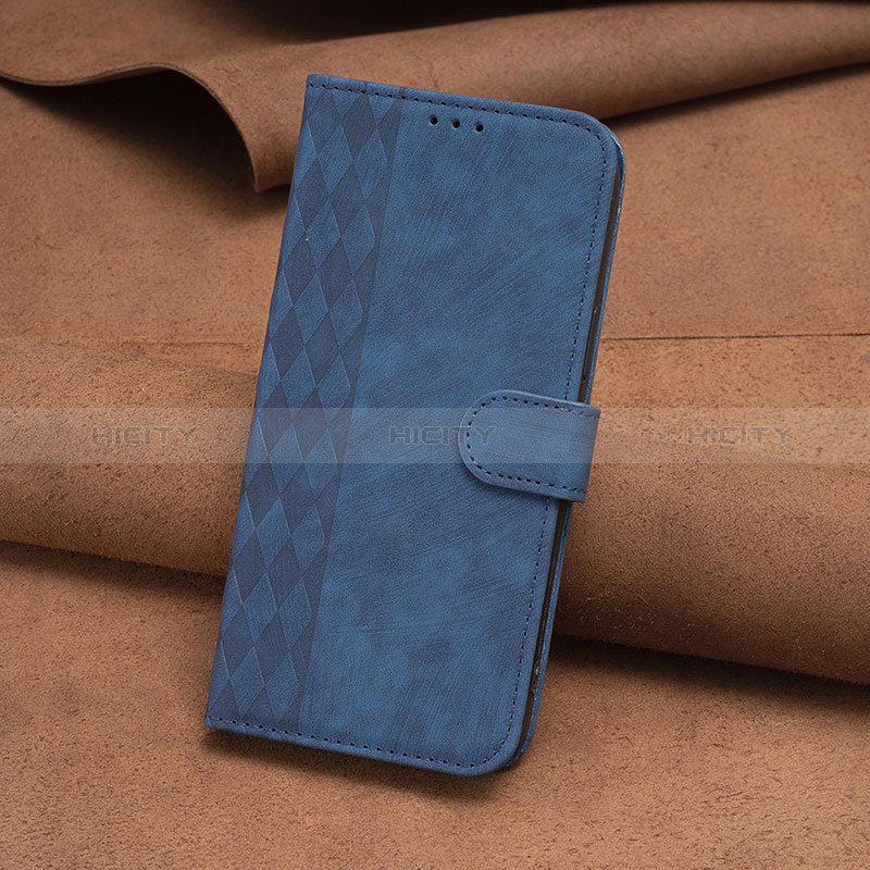 Coque Portefeuille Livre Cuir Etui Clapet B01F pour Motorola Moto E13 Bleu Plus