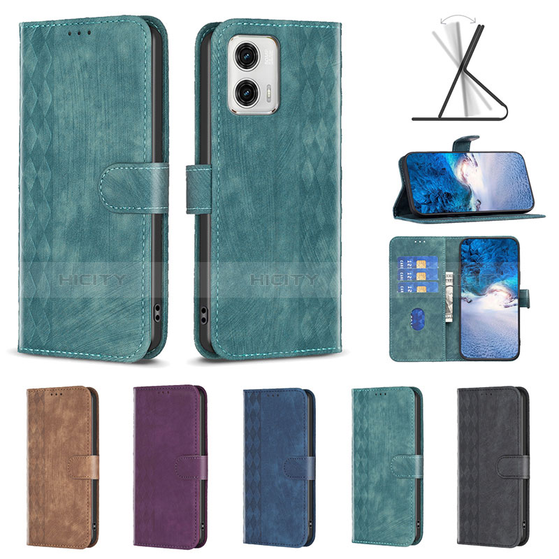 Coque Portefeuille Livre Cuir Etui Clapet B01F pour Motorola Moto G73 5G Plus