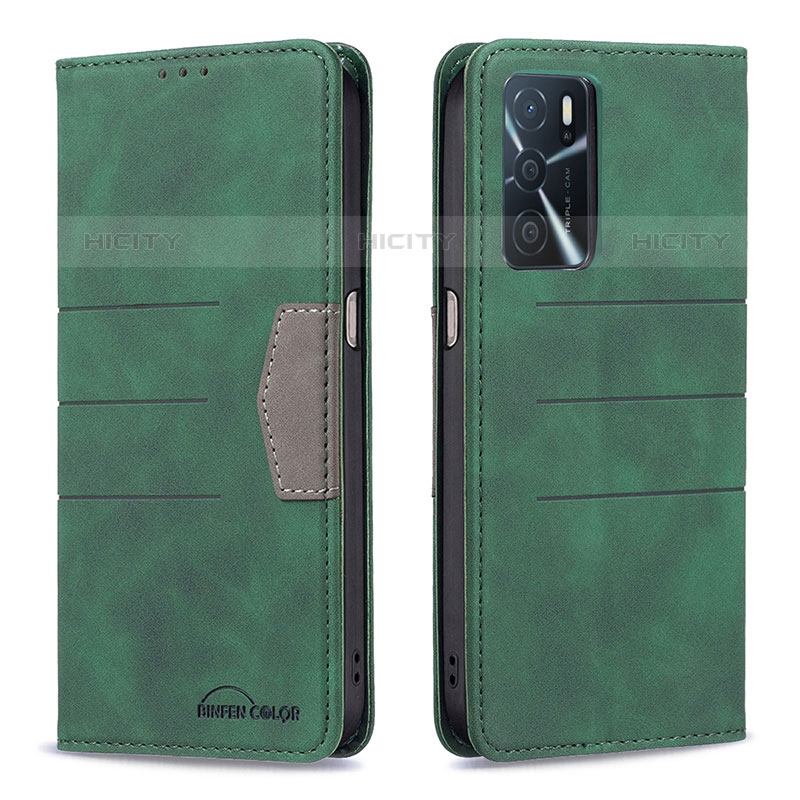 Coque Portefeuille Livre Cuir Etui Clapet B01F pour Oppo A16s Plus