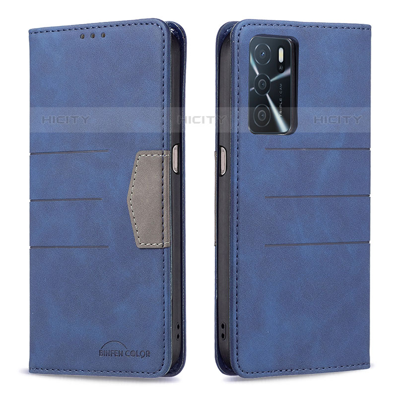 Coque Portefeuille Livre Cuir Etui Clapet B01F pour Oppo A54s Plus