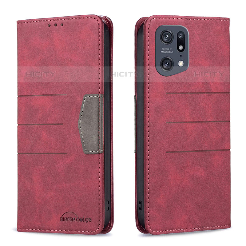 Coque Portefeuille Livre Cuir Etui Clapet B01F pour Oppo Find X5 Pro 5G Plus