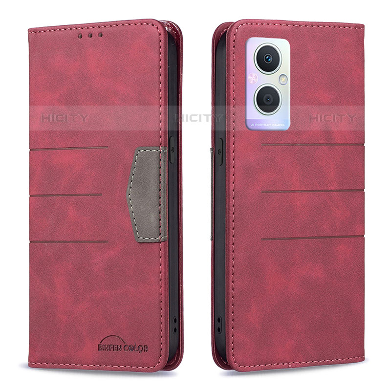 Coque Portefeuille Livre Cuir Etui Clapet B01F pour Oppo Reno7 Lite 5G Plus