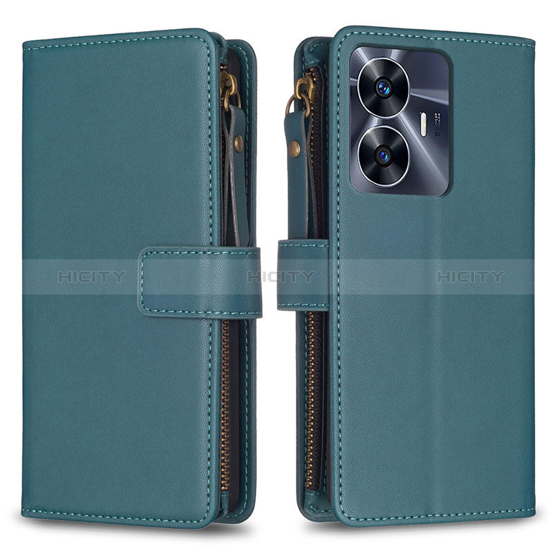 Coque Portefeuille Livre Cuir Etui Clapet B01F pour Realme C55 Plus