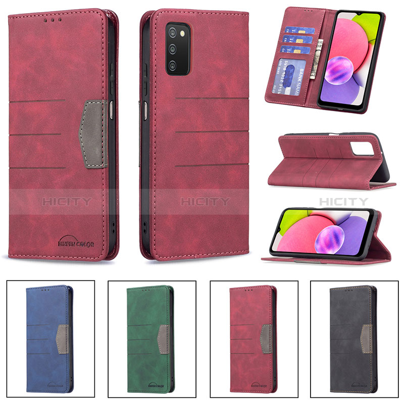 Coque Portefeuille Livre Cuir Etui Clapet B01F pour Samsung Galaxy A02s Plus