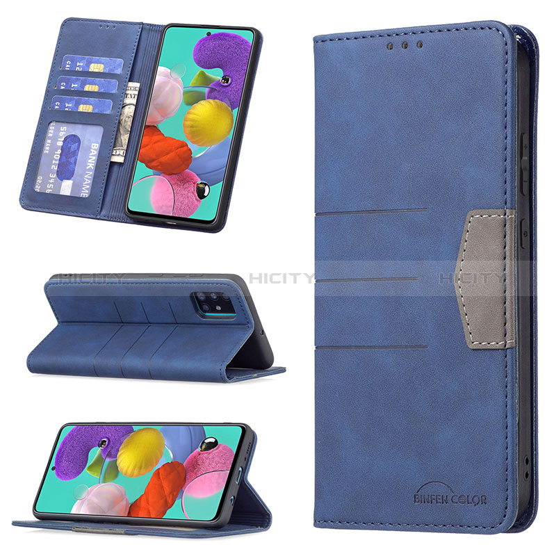 Coque Portefeuille Livre Cuir Etui Clapet B01F pour Samsung Galaxy A51 5G Plus