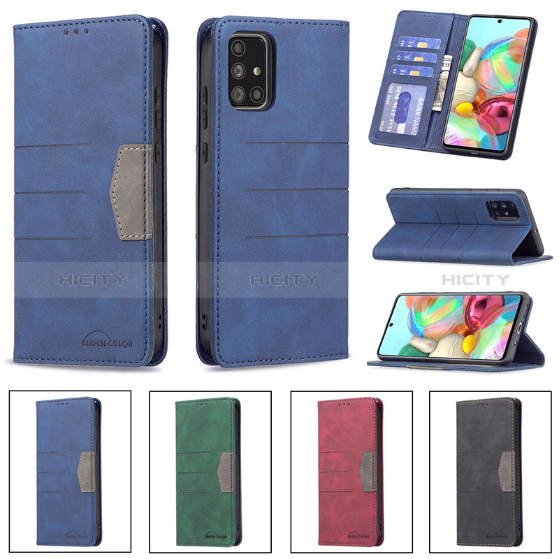 Coque Portefeuille Livre Cuir Etui Clapet B01F pour Samsung Galaxy A71 5G Plus