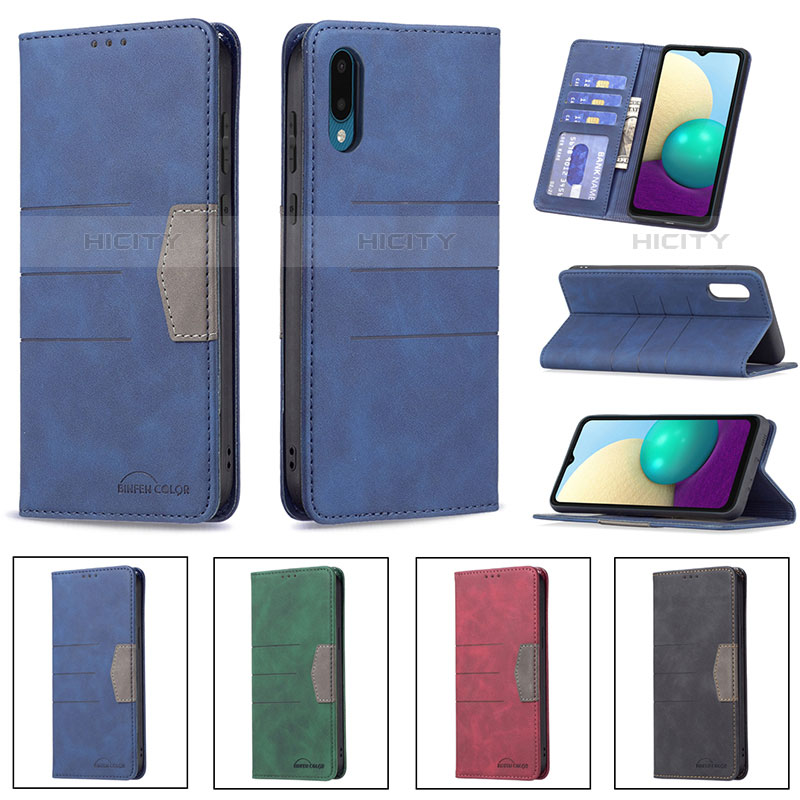 Coque Portefeuille Livre Cuir Etui Clapet B01F pour Samsung Galaxy M02 Plus