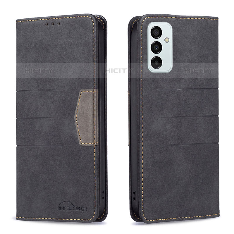 Coque Portefeuille Livre Cuir Etui Clapet B01F pour Samsung Galaxy M23 5G Noir Plus