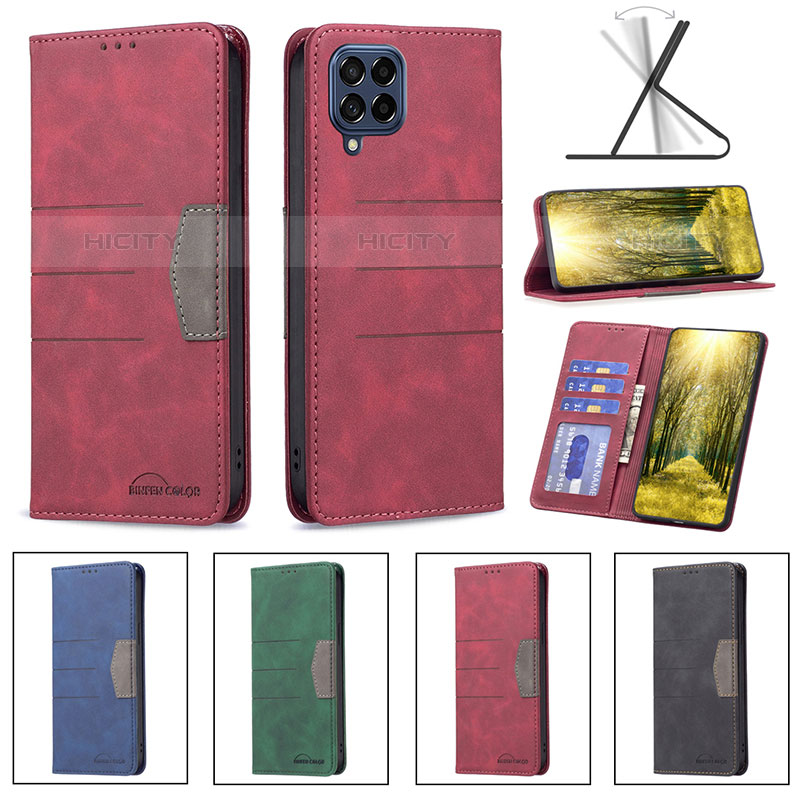 Coque Portefeuille Livre Cuir Etui Clapet B01F pour Samsung Galaxy M53 5G Plus