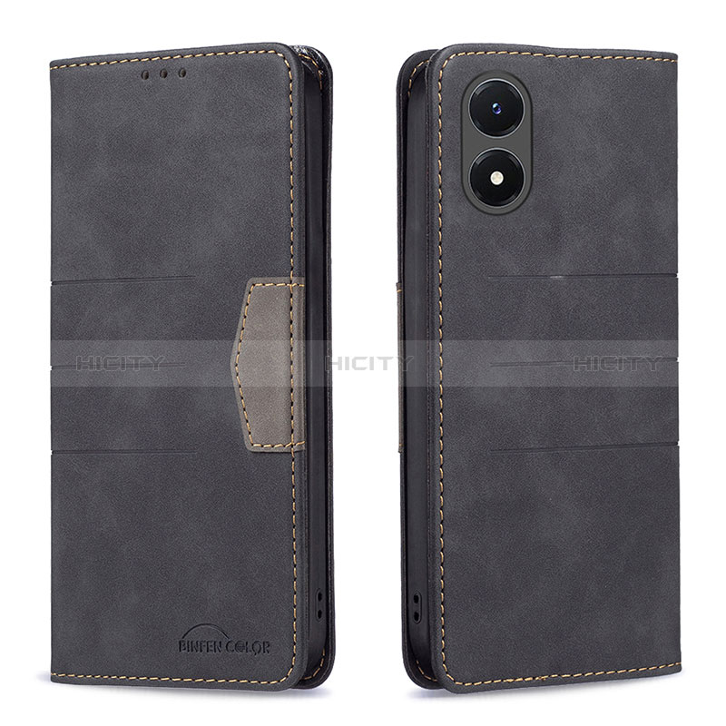 Coque Portefeuille Livre Cuir Etui Clapet B01F pour Vivo Y02S Plus