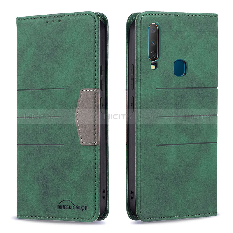 Coque Portefeuille Livre Cuir Etui Clapet B01F pour Vivo Y3s Plus