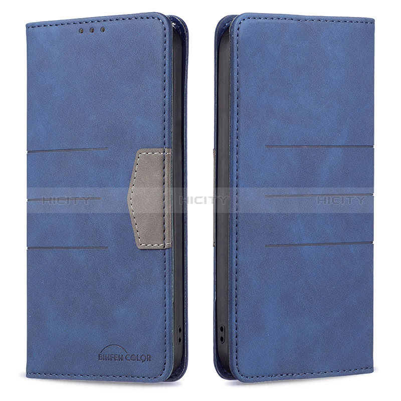 Coque Portefeuille Livre Cuir Etui Clapet B01F pour Xiaomi Mi 11i 5G Bleu Plus