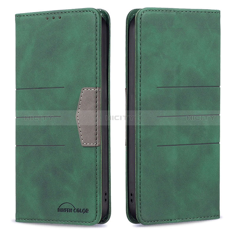 Coque Portefeuille Livre Cuir Etui Clapet B01F pour Xiaomi Mi 11i 5G Vert Plus