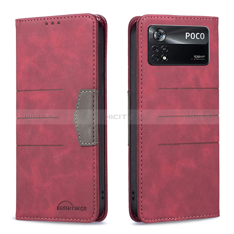 Coque Portefeuille Livre Cuir Etui Clapet B01F pour Xiaomi Poco X4 Pro 5G Plus