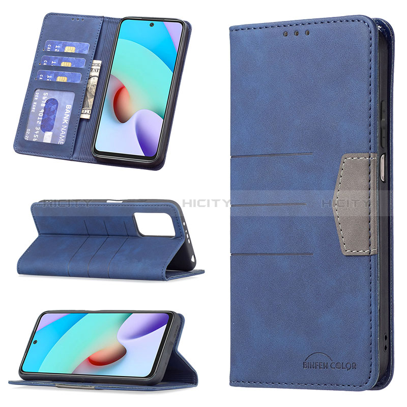 Coque Portefeuille Livre Cuir Etui Clapet B01F pour Xiaomi Redmi 10 (2022) Plus