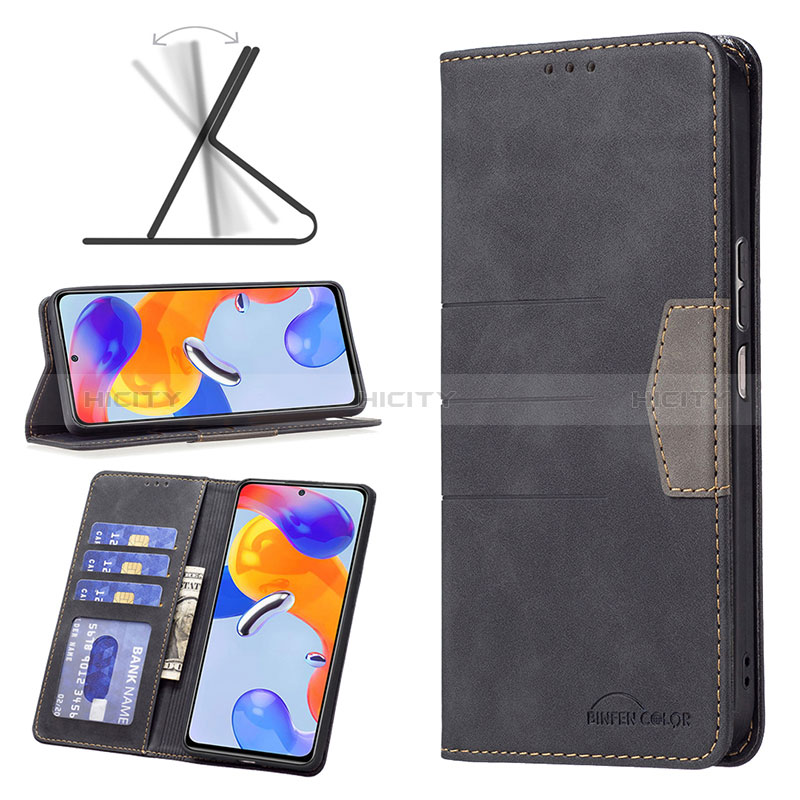 Coque Portefeuille Livre Cuir Etui Clapet B01F pour Xiaomi Redmi Note 11 Pro 4G Plus