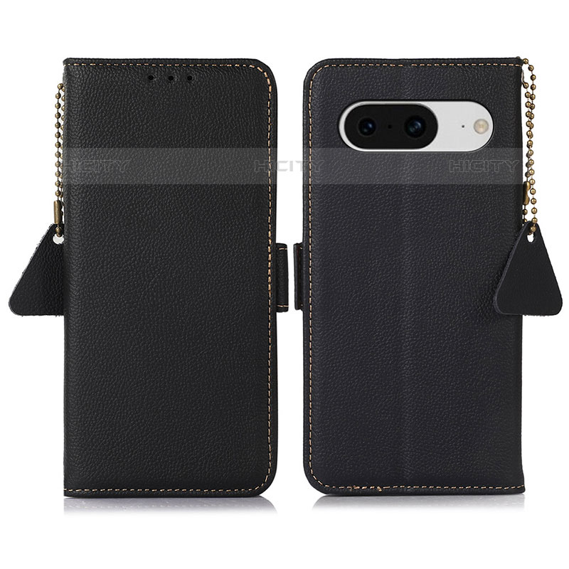 Coque Portefeuille Livre Cuir Etui Clapet B01H pour Google Pixel 8 5G Noir Plus