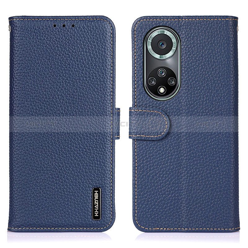 Coque Portefeuille Livre Cuir Etui Clapet B01H pour Huawei Nova 9 Pro Bleu Plus