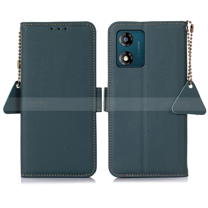 Coque Portefeuille Livre Cuir Etui Clapet B01H pour Motorola Moto E13 Plus