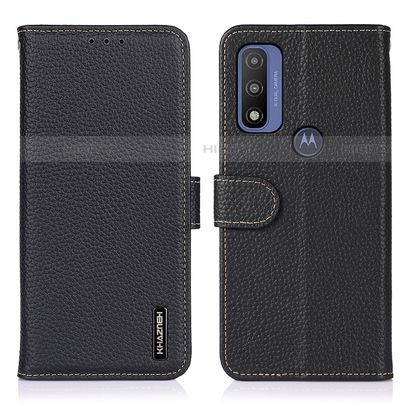 Coque Portefeuille Livre Cuir Etui Clapet B01H pour Motorola Moto G Pure Plus