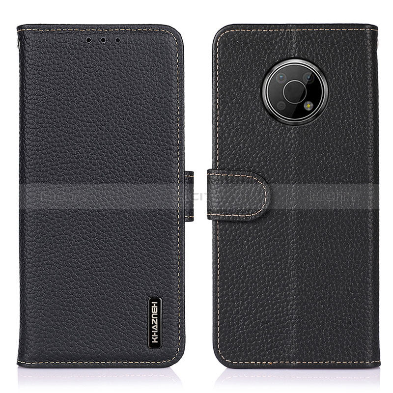 Coque Portefeuille Livre Cuir Etui Clapet B01H pour Nokia G300 5G Noir Plus