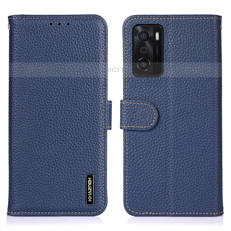 Coque Portefeuille Livre Cuir Etui Clapet B01H pour Oppo A55S 5G Plus