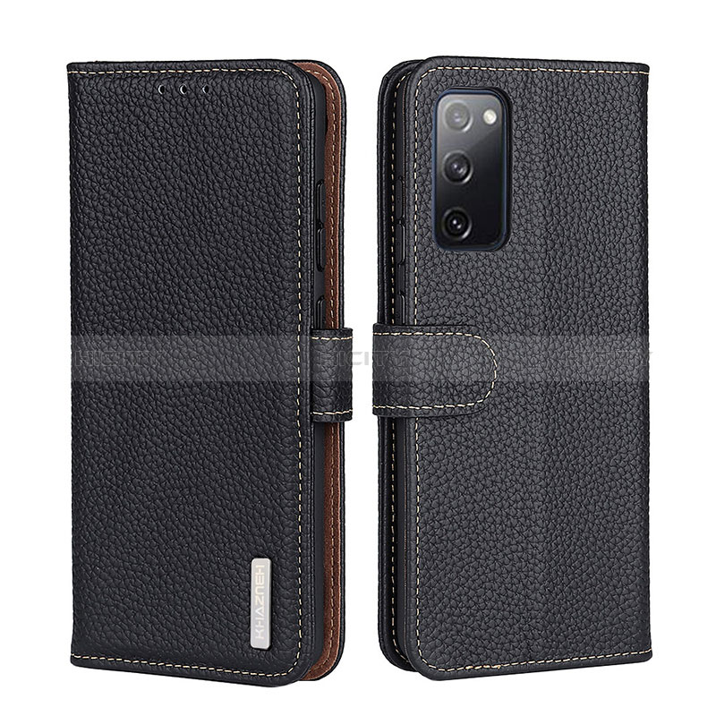 Coque Portefeuille Livre Cuir Etui Clapet B01H pour Realme GT 5G Noir Plus