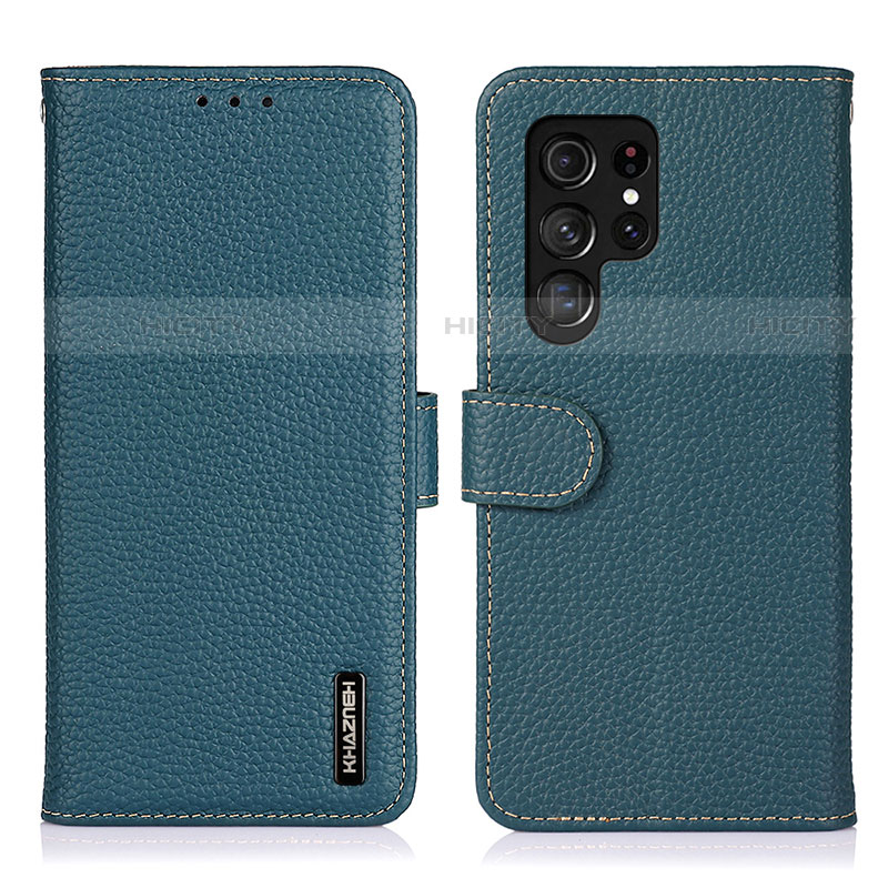 Coque Portefeuille Livre Cuir Etui Clapet B01H pour Samsung Galaxy S22 Ultra 5G Plus