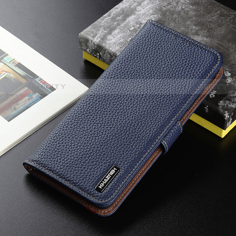 Coque Portefeuille Livre Cuir Etui Clapet B01H pour Xiaomi Mi 12 Ultra 5G Bleu Plus