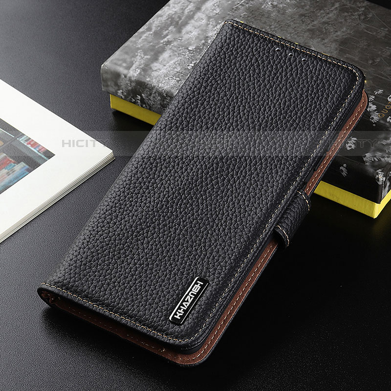 Coque Portefeuille Livre Cuir Etui Clapet B01H pour Xiaomi Mi 12 Ultra 5G Noir Plus