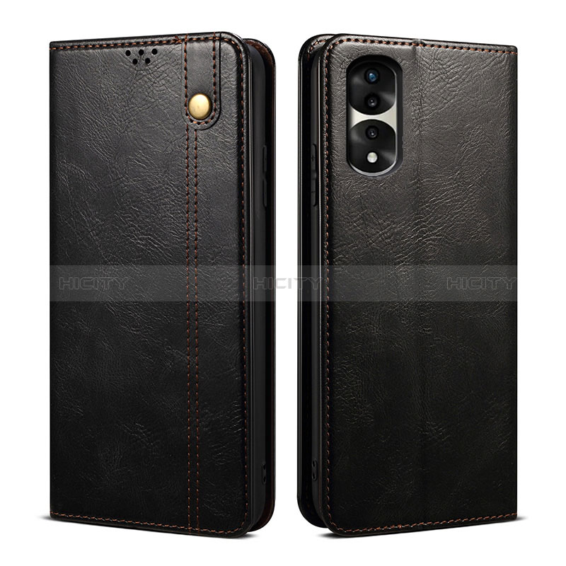 Coque Portefeuille Livre Cuir Etui Clapet B01S pour Huawei Honor 70 Pro+ Plus 5G Noir Plus