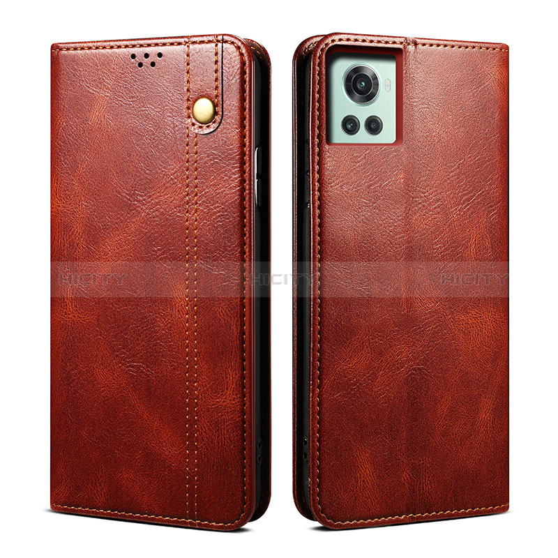 Coque Portefeuille Livre Cuir Etui Clapet B01S pour OnePlus Ace 5G Marron Plus