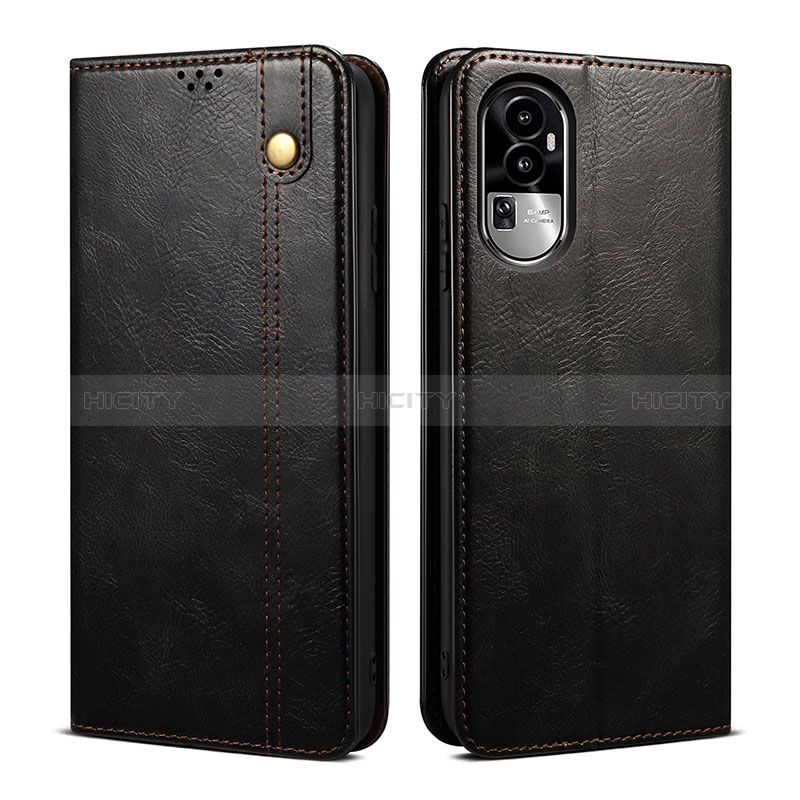 Coque Portefeuille Livre Cuir Etui Clapet B01S pour Oppo Reno10 Pro+ Plus 5G Noir Plus