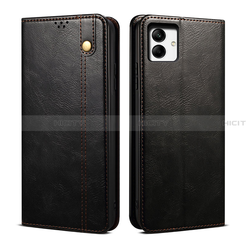 Coque Portefeuille Livre Cuir Etui Clapet B01S pour Samsung Galaxy A05 Noir Plus