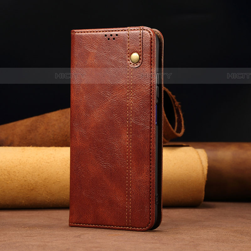 Coque Portefeuille Livre Cuir Etui Clapet B01S pour Samsung Galaxy A53 5G Marron Plus