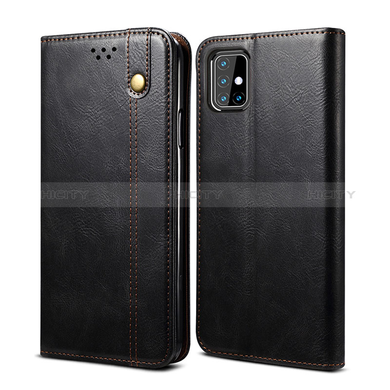 Coque Portefeuille Livre Cuir Etui Clapet B01S pour Samsung Galaxy M31s Noir Plus