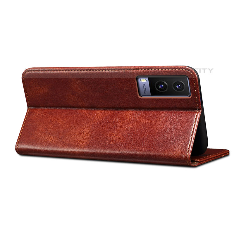 Coque Portefeuille Livre Cuir Etui Clapet B01S pour Vivo V21e 5G Plus