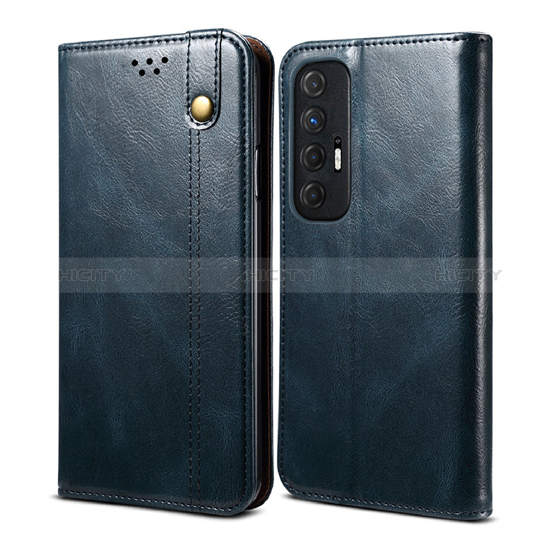 Coque Portefeuille Livre Cuir Etui Clapet B01S pour Xiaomi Mi 10S 5G Bleu Plus