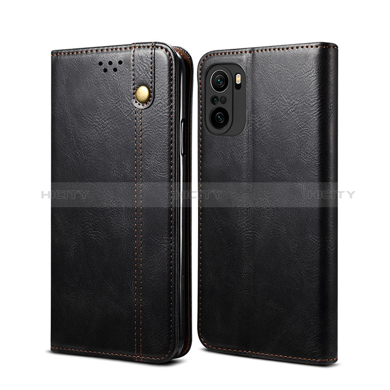 Coque Portefeuille Livre Cuir Etui Clapet B01S pour Xiaomi Mi 11i 5G Noir Plus