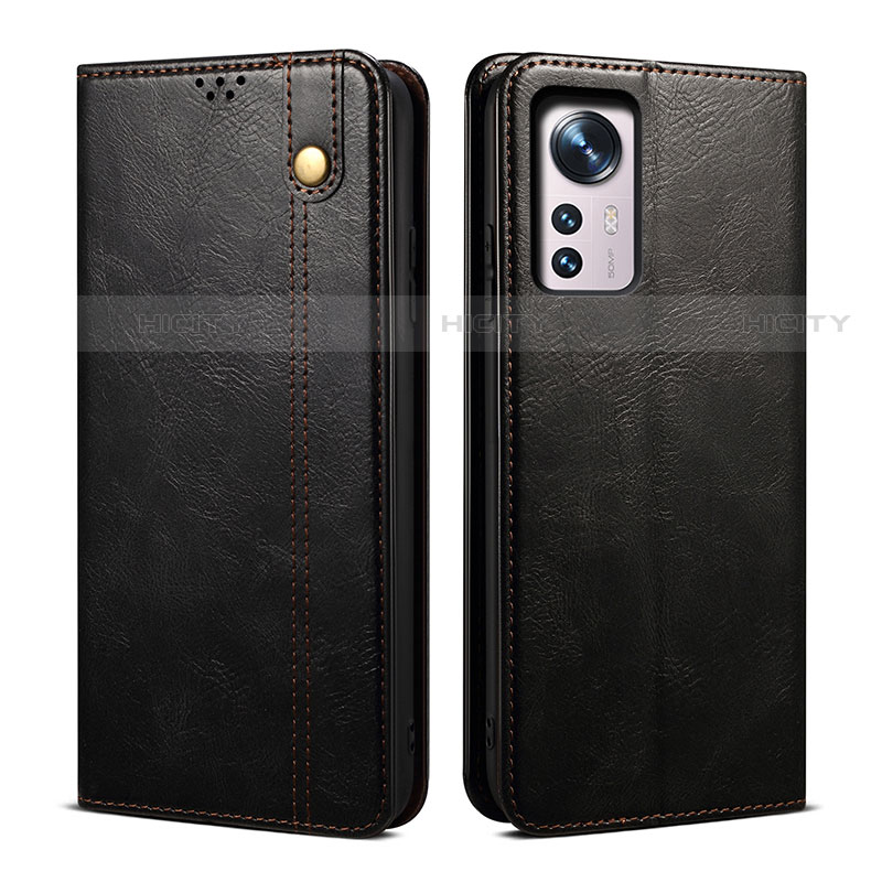 Coque Portefeuille Livre Cuir Etui Clapet B01S pour Xiaomi Mi 12 Lite 5G Noir Plus