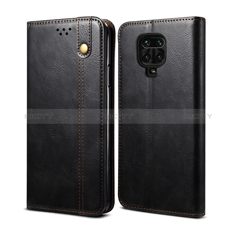 Coque Portefeuille Livre Cuir Etui Clapet B01S pour Xiaomi Poco M2 Pro Noir Plus