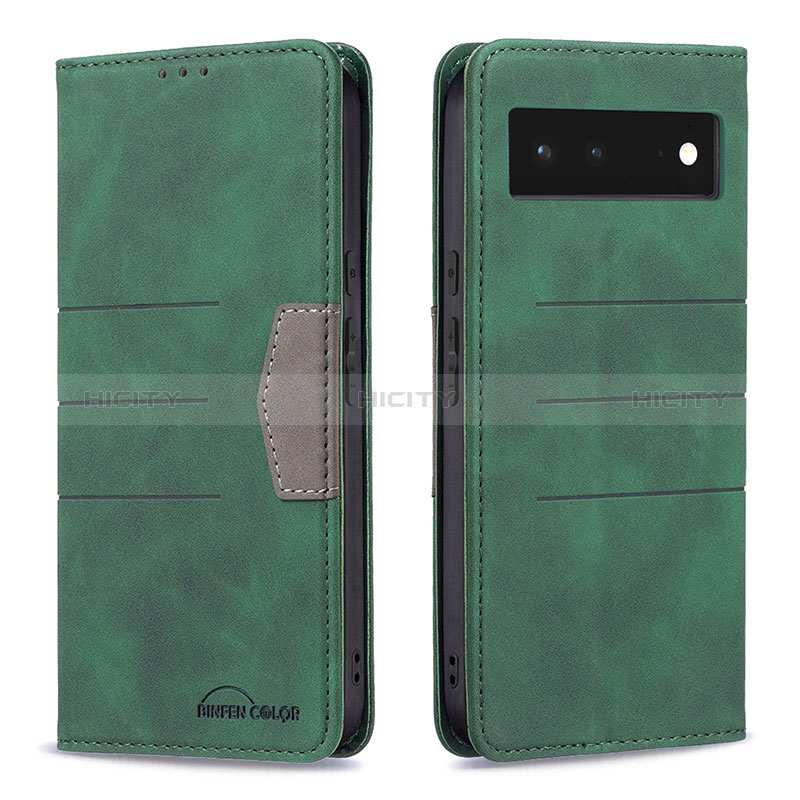 Coque Portefeuille Livre Cuir Etui Clapet B02F pour Google Pixel 6 5G Plus