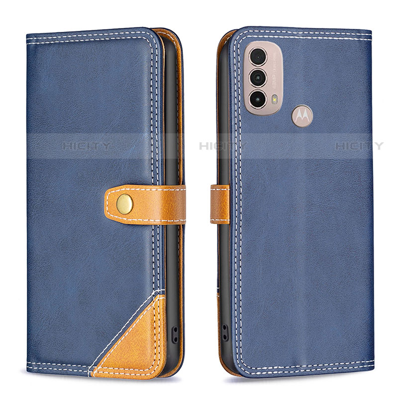 Coque Portefeuille Livre Cuir Etui Clapet B02F pour Motorola Moto E30 Plus