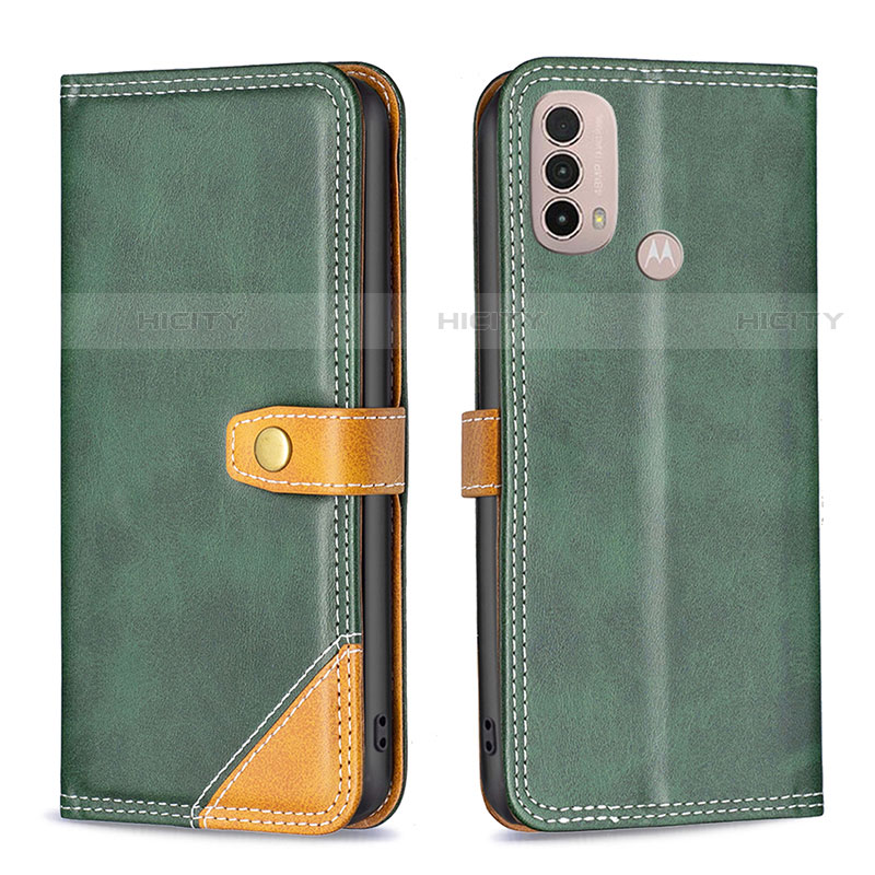 Coque Portefeuille Livre Cuir Etui Clapet B02F pour Motorola Moto E30 Plus