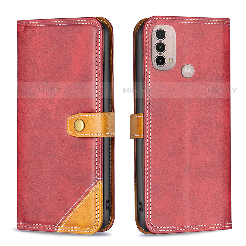 Coque Portefeuille Livre Cuir Etui Clapet B02F pour Motorola Moto E30 Plus