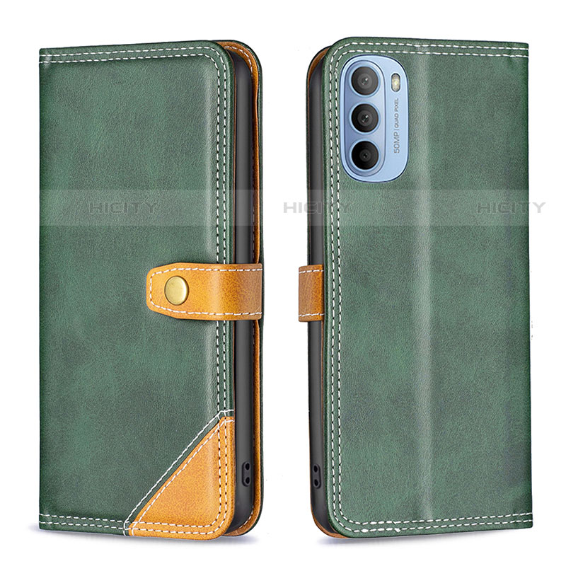 Coque Portefeuille Livre Cuir Etui Clapet B02F pour Motorola Moto G31 Plus