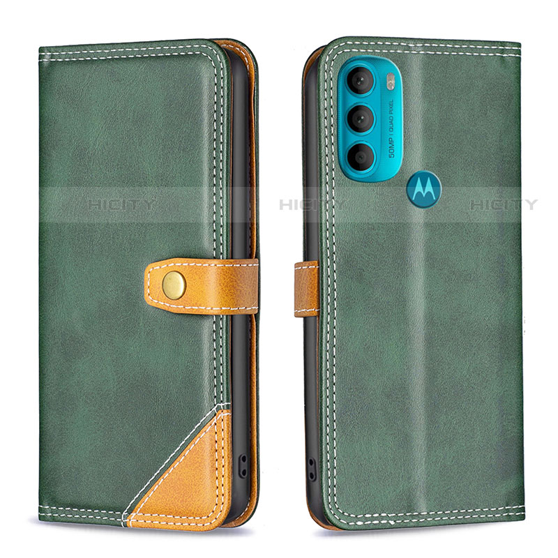 Coque Portefeuille Livre Cuir Etui Clapet B02F pour Motorola Moto G71 5G Plus