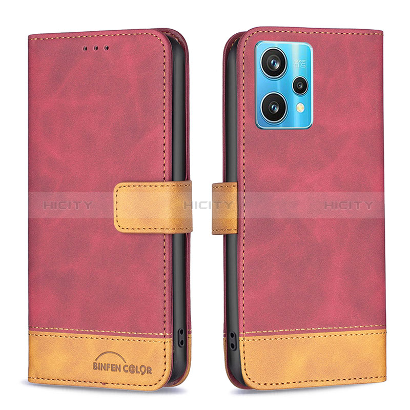 Coque Portefeuille Livre Cuir Etui Clapet B02F pour Realme 9 4G Plus